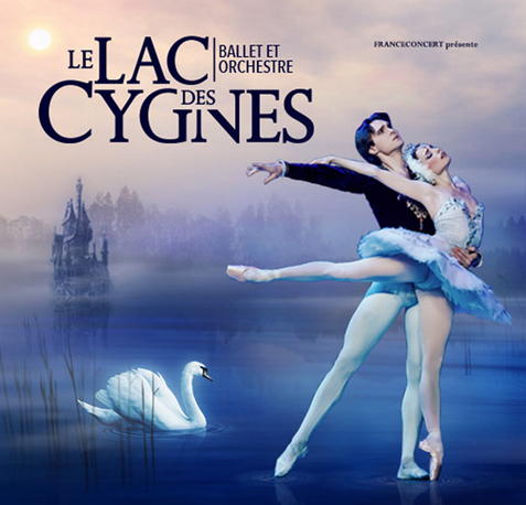 Affiche-Illustration. Forum de Liège. Ballet. Le lac des cygnes. Het zwanenmeer. 2023-04-15